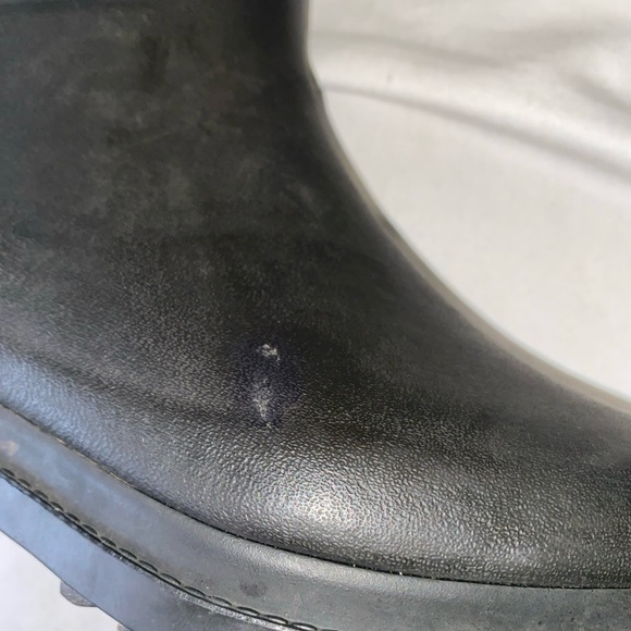 Aigle Black Faux Fur Lined Women’s Wellington Boots US 6.5 EU 37 - Picture 6 of 11